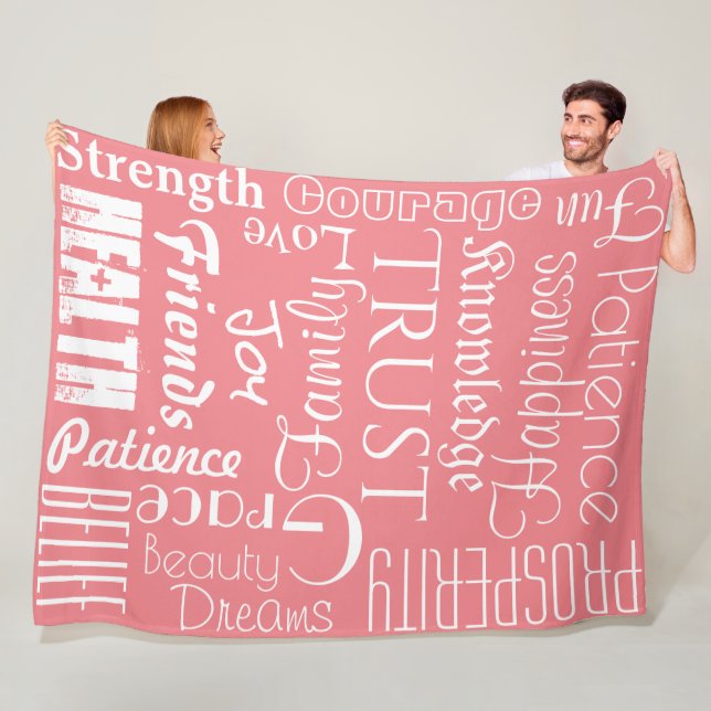 Manta Polar 18 Nombres personalizados o palabras que surgen de (In situ)