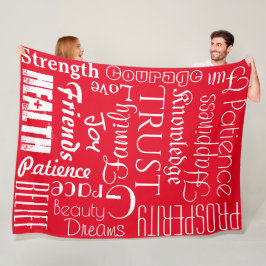 Manta Polar 18 Nombres personalizados o palabras que surgen de