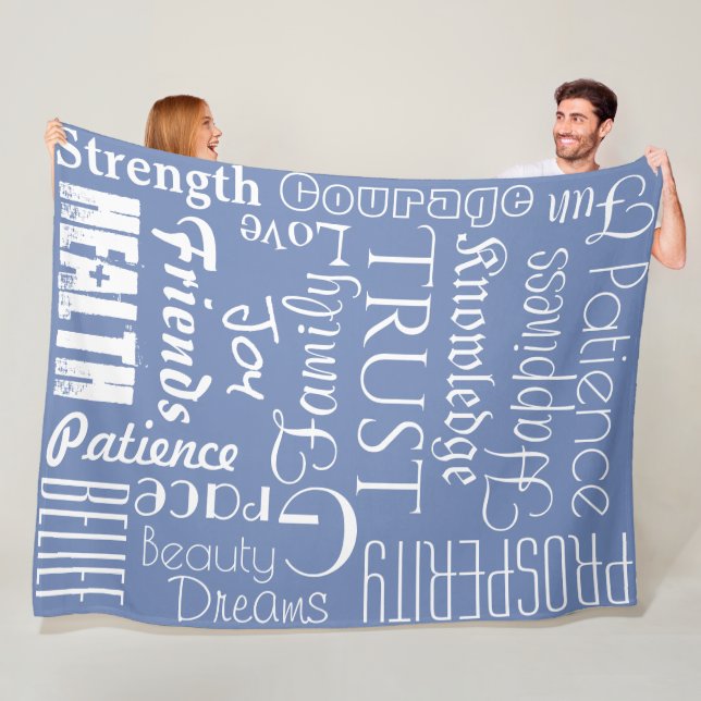 Manta Polar 18 Nombres personalizados o palabras que surgen de (In situ)