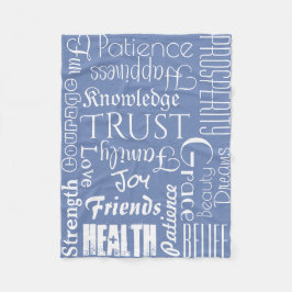 Manta Polar 18 Nombres personalizados o palabras que surgen de