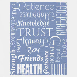 Manta Polar 18 Nombres personalizados o palabras que surgen de