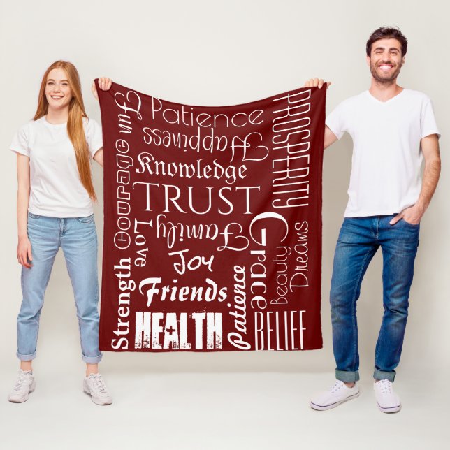 Manta Polar 18 Nombres personalizados o palabras que surgen de (In situ)