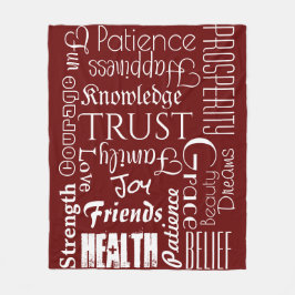 Manta Polar 18 Nombres personalizados o palabras que surgen de