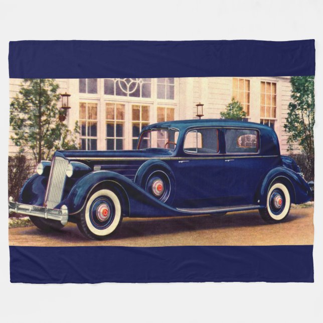 Manta Polar 1936 azul Packard (Frente (Horizontal))