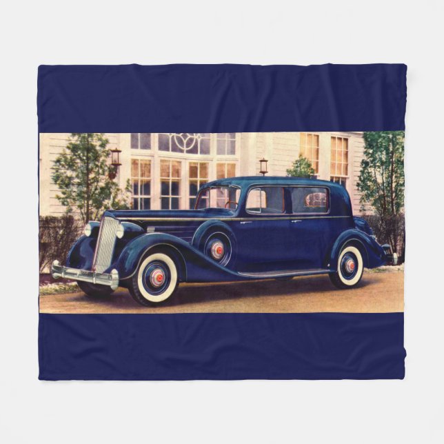 Manta Polar 1936 azul Packard (Frente (Horizontal))