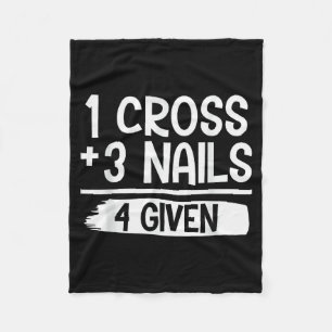 Manta Polar 1 Cruz + 3 Clavos = 4 Camiseta Dada _ Cristiano -