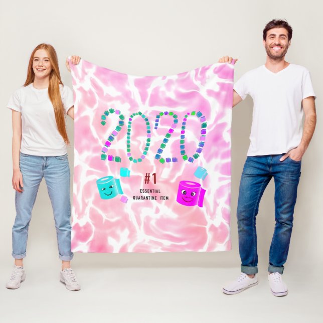 Manta Polar #1 Elemento de cuarentena esencial en rosa 2 (In situ)