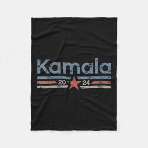 Manta Polar 2024 Retro Grunge Stripes Vintage Kamala Harris 20