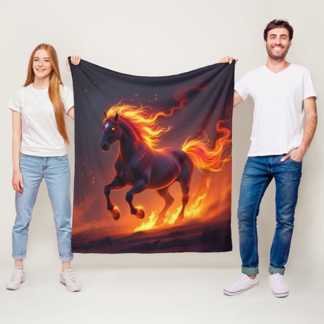 Manta Polar „2026 – Das Jahr des Feuerpferds“ (In situ)