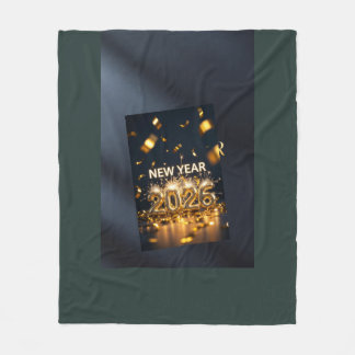 Manta Polar 2026 Fleece Blanket - Custom Celebration Throw