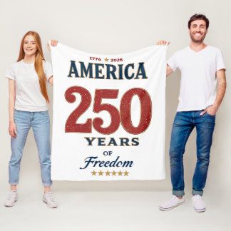 Manta Polar 250º Aniversario de la Libertad de América 1776 Ce