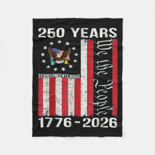 Manta Polar 250 años americano 250 aniversario EE. UU. bandera