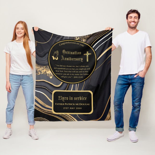 Manta Polar 25.ª Ordenanza de Regalo del Pastor Sacerdote (In situ)