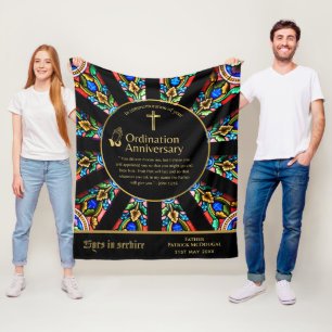 Manta Polar 25.ª Ordenanza de Regalo del Pastor Sacerdote