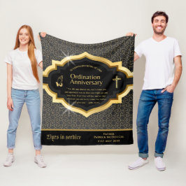 Manta Polar 25.º 50 Aniversario de CUALQUIER Ordenación Sacerd