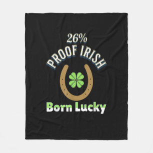 Manta Polar 26 por ciento prueba irlandesa St Patrick's Day Gr