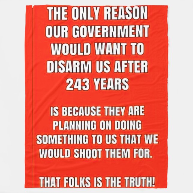 MANTA POLAR 2.ª ENMIENDA (Anverso)