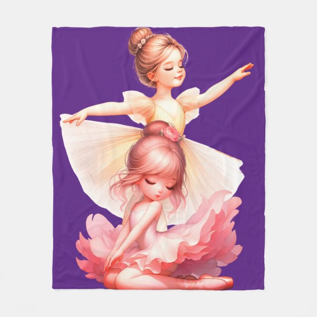 Manta Polar 2 Bella bailarina (Anverso)