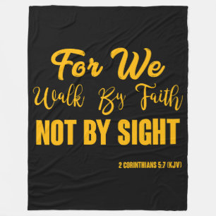 Manta Polar 2 Corinthians 5:7 Biblia contra cita KJV