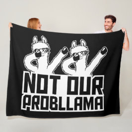 Manta Polar 2 Llamas No Son Nuestro Probllama Gafas de Sol con
