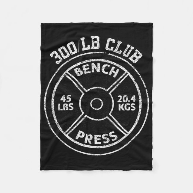 Manta Polar 300 Lbs Pound Bench Press Club Gym Weightlifting P (Anverso)