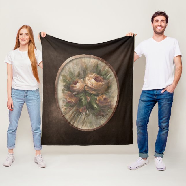 Manta Polar 315 Rosas (In situ)