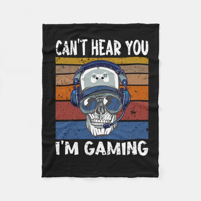 Manta Polar 39.Gamer cant hear you Im gaming gift (Anverso)