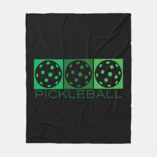 Manta Polar 3 Bolas de Pollo Verdes transparentes