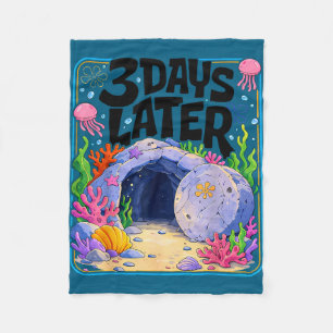 Manta Polar 3 días después resurrección cristiana divertida pa