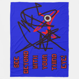 Manta Polar ¡3D TERCERA COSAS DE OJOS Fleece Blanket!