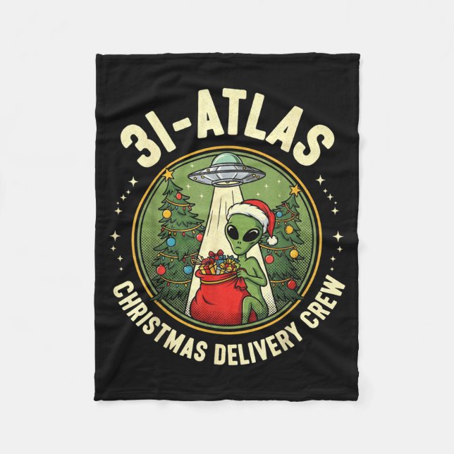 Manta Polar 3i_atlas Christmas Delivery Crew Alien Santa Space (Anverso)