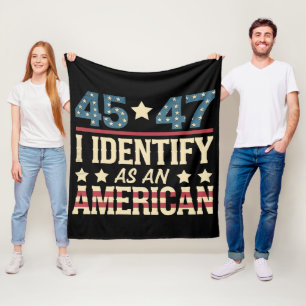 Manta Polar 45 47 Me Identifico Como Una Bandera Americana Tru