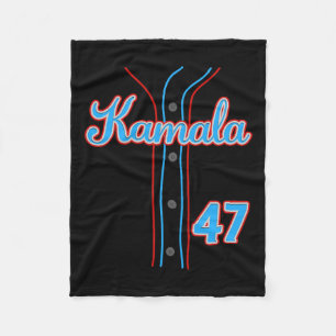 Manta Polar 47 Béisbol Jersey Shirt Team Kamala Para President