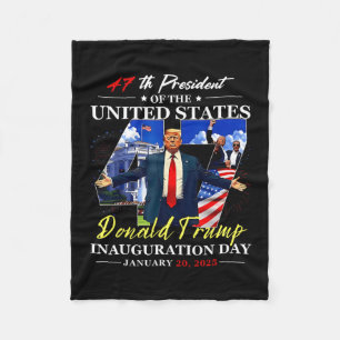 Manta Polar 47 Presidentes De Los Estados De Unidad D. Trump I