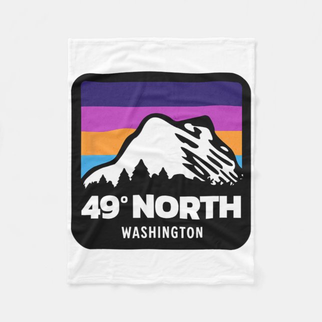 Manta Polar 49 grados North Washington Snowboard Skiing Fa (Anverso)