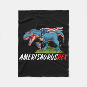 Manta Polar 4 de julio T Rex America Dinosaur Independence Day