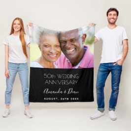 Manta Polar 50.º aniversario de boda foto moderna elegante