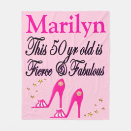 MANTA POLAR 50.º BLANQUETE DE FLORES PERSONALIZADOS