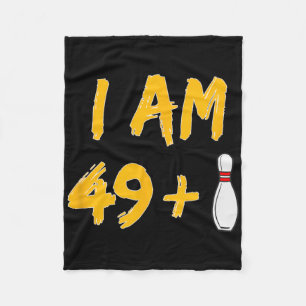 Manta Polar 50.º cumpleaños Bowling Shirt Funny Bowler Fiesta