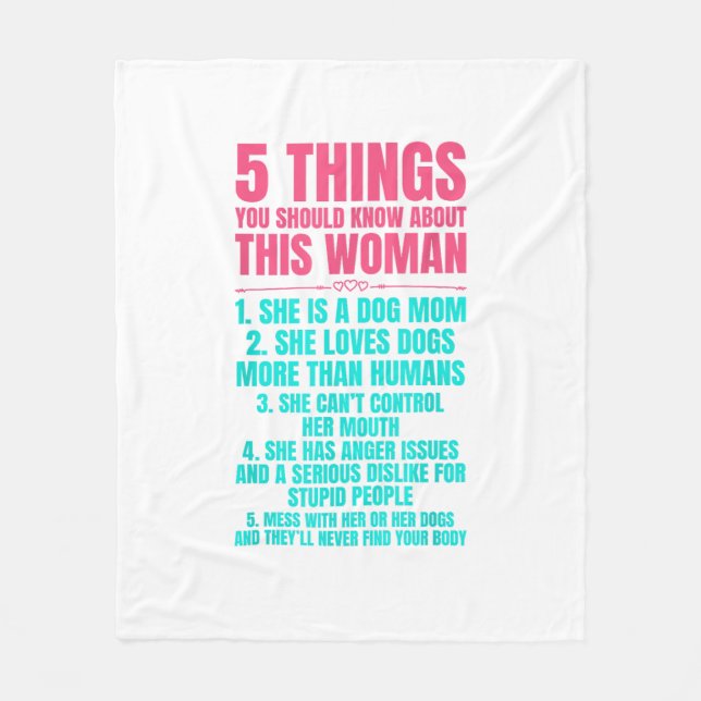 Manta Polar 5 cosas que deberías saber sobre esta mujer a la q (Anverso)