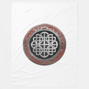 Manta Polar [600] Cruz de nudo sagrado de plata celta
