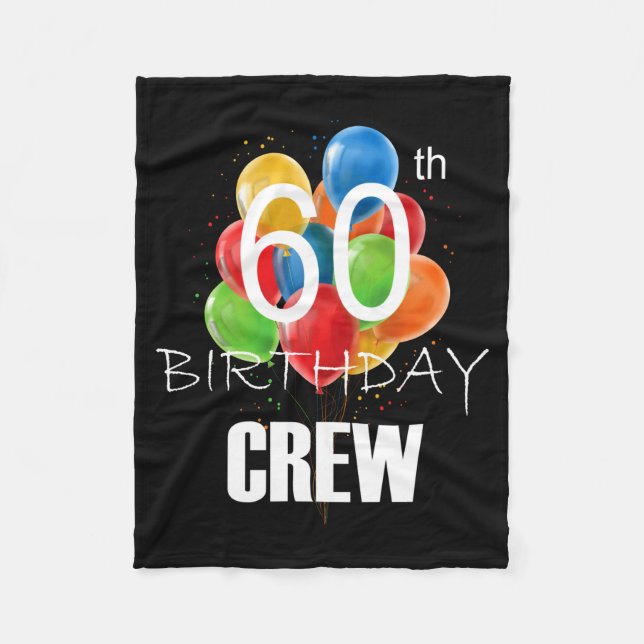 Manta Polar 60th Birthday Crew 60 Party Crew Group Women  (Anverso)