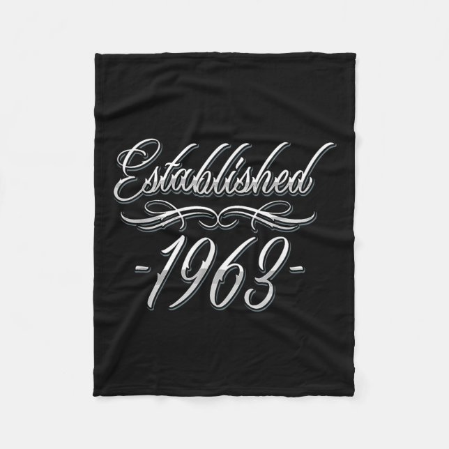 Manta Polar 61 años de edad Tattoo Amante Año de nacimiento 19 (Anverso)