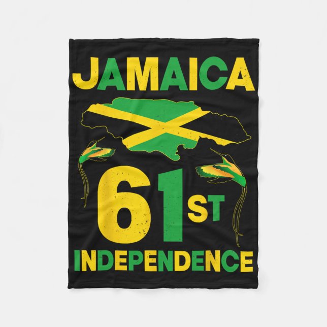 Manta Polar 61° Día de la Independencia de Jamaica desde 1962  (Anverso)