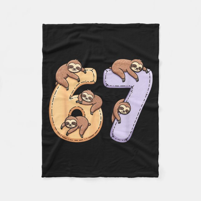Manta Polar 67 Animals Funny 67 Brainrot Youth Kids Sloth 67  (Anverso)