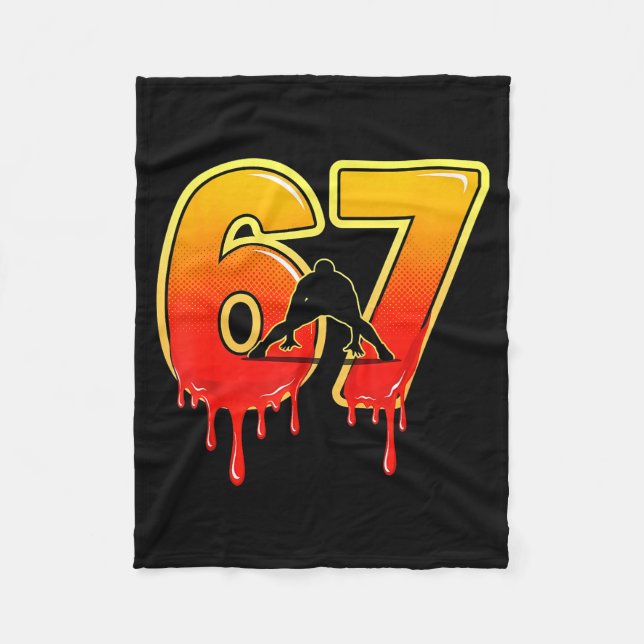 Manta Polar 67 Brainrot Youth Wrestling Drip - Funny Kids 67  (Anverso)