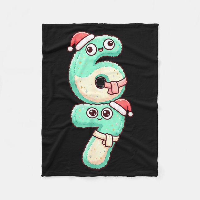 Manta Polar 67 Christmas Kawaii Pastel Design  (Anverso)