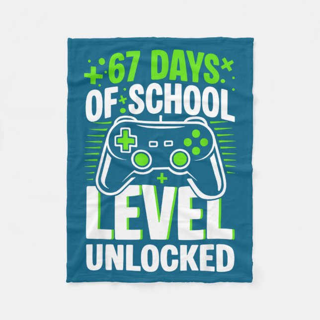 Manta Polar 67 Days Of School Level Unlocked 67 Meme Gamer  (Anverso)