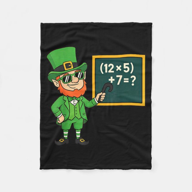 Manta Polar 67 Funny St Patricks Day Math Teacher Meme Six Sev (Anverso)