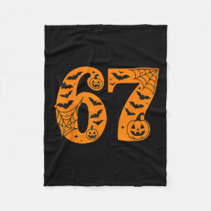 Manta Polar 67 Halloween Seis Siete Brainrot Meme Niños Divert